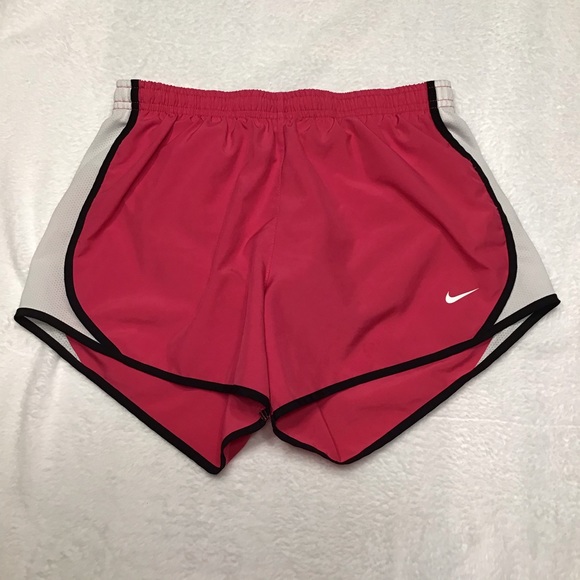 Nike Other - Nike Pink & White Work Out Shorts Size L Girls